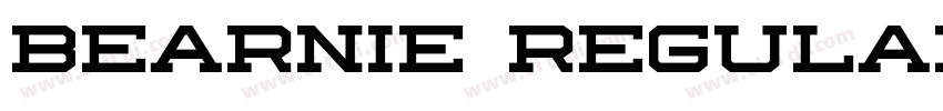 Bearnie Regular字体转换